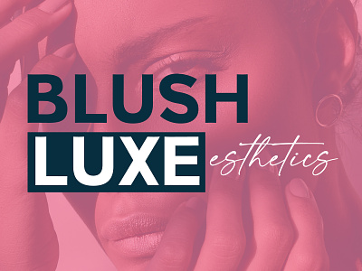 Blush Luxe Esthetics | Alternate Logo brand identity branding and identity branding design logo design