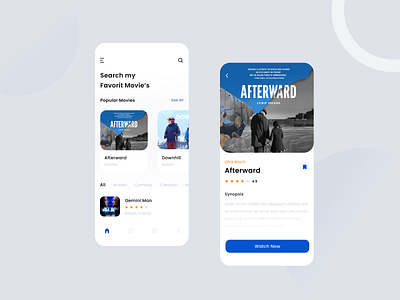 Movie Streaming App dribbble mobile ui movie streaming streamingmovie ui uidesign uiux ux uxdesign