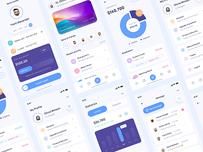 Finance Mobile App Design Full Version