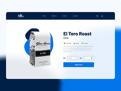 Product Page Coffee Beans 012 dailyui dailyui012