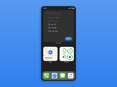 Minimal To-do List Widget