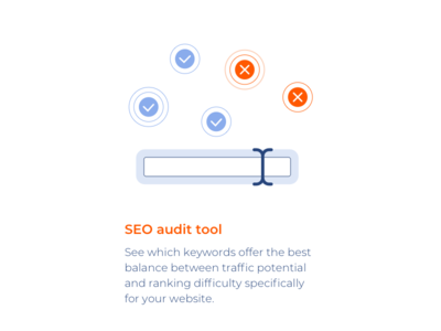 Seo Audit Tool app branding design icon illustration keywords monterail seo icons ui vector