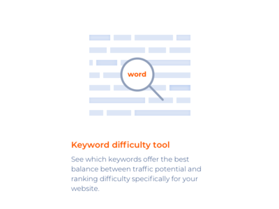 Keyword Difficulty Tool app design icon illustration keywords monterail seo icons ui vector