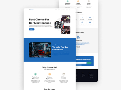 Car Repair Landing Page