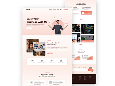 Digital Agency Landing Page