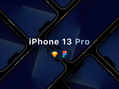 iPhone 13 Pro - Mockups for Sketch & Figma