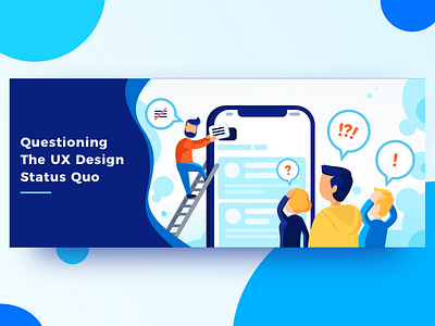 UX Design Status Quo - Blog Article Illustration