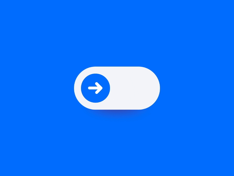 Switch Transition 3 animation arrow blue button cancel flinto motion off on submit switch transition