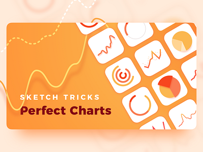 Story Cover - Sketch Tricks Charts blog chart charts circle graph cover dashboard donut chart graph sketch sketch app tutorial ui