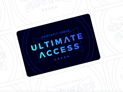 UX Misfit Tools - Ultimate Access Card Design card design resource design resources design system freebie sketch sketchapp user flow ux design uxmisfit