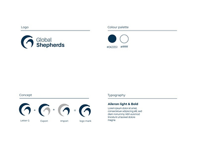 Global Shepherds logo design identity guild logo