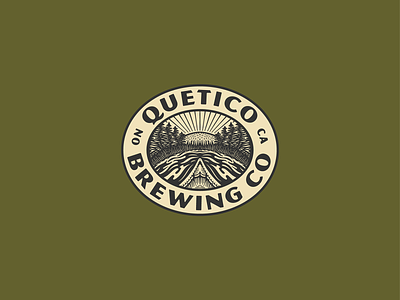 Quetico Brewing Co branding illustration marks type typography