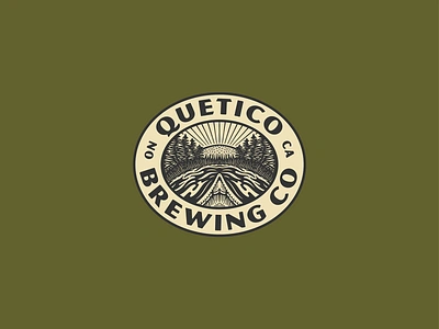 Quetico Brewing Co branding illustration marks type typography