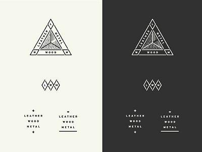 Leather / Wood / Metal branding logo marks type