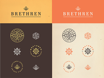 Brethren Marks / Final Collection badge branding logo marks seal type