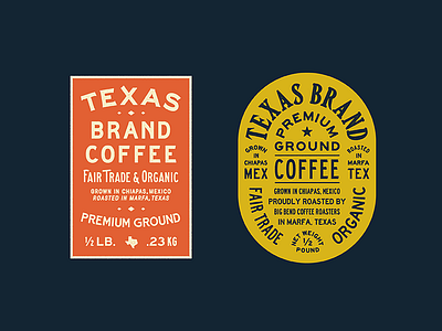 TX Coffee Labels