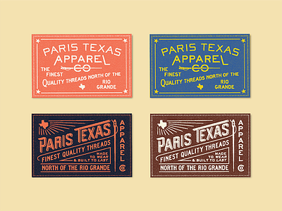 Woven Shirt Labels apparel clothing custom label design texas type typography woven