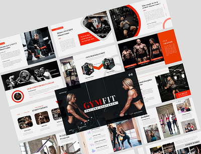 GYMFIT – Creative Business Powerpoint Template sport