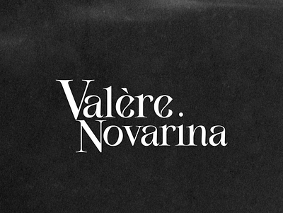 Valère Novarina | Clothing brand | Branding branding design flat graphic design logo typography