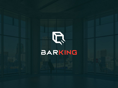 Modern logo design barking