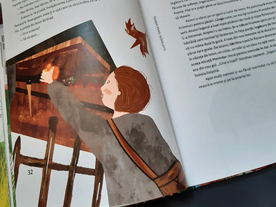 Illustrated Spread for Children Book