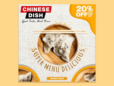 chinese food ads banner ads branding graphic design