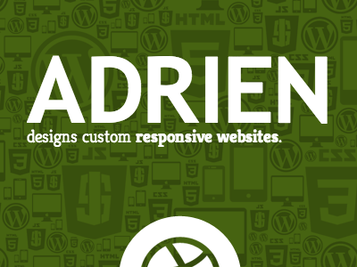 Adrien Designs - portfolio site