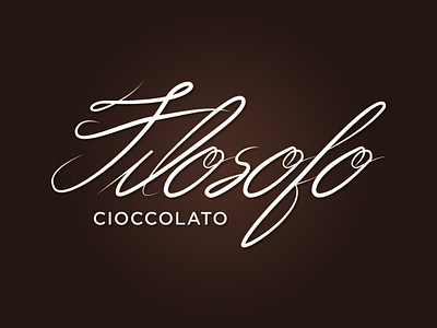 Filosofo Chocolate logotype branding chocolate chocolate logo chocolatery logo logotype