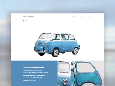 Fiat 600 website blue car fiat info multipla site web