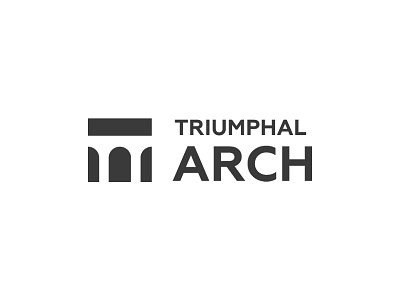 Triumphal Arch arch found logo russia