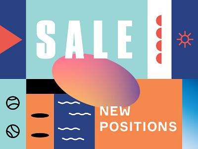 BRANDSHOP — Sale. New positions abstraction graphic sale