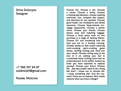 BC — Dmitry bc print typography