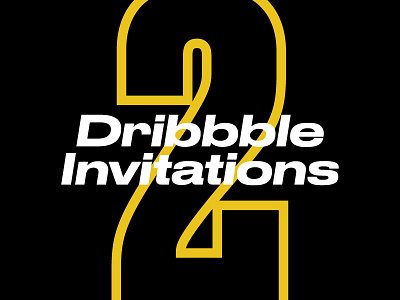 2 Dribbble Invitations dribble invitations invite