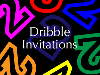 2 Dribbble Invitations dribble invitations invite