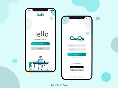 QueDo Mobile app UI Design adobe xd design illustrator mobile mobile app mobile app design mobile ui quedo ui ui design uiux xd design
