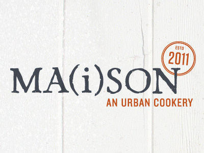 Maison Logo food heritage logo restaurant type urban