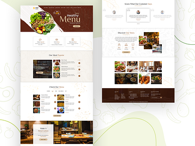 Restaurant branding design graphic design illustration typography ui ux