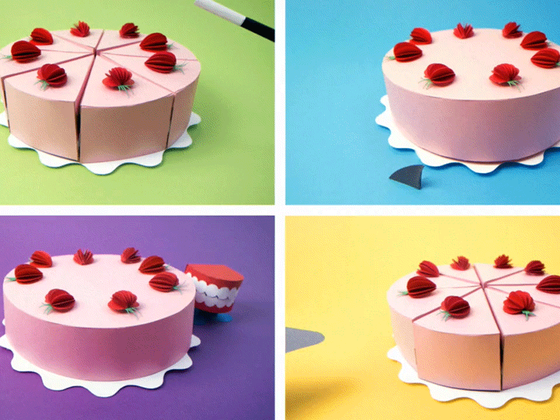 Cake cake paper paper craft