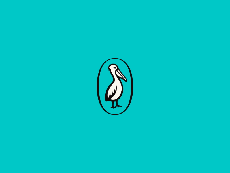 Pelican Books - Logo Animation animal bird cell cell animation logo logo animation pelican