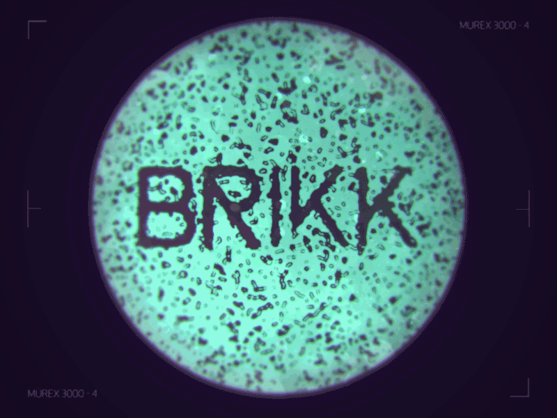 Brikk Germs after effects animation brikk germs graphics logo microscope