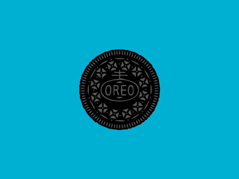 Oreo: Spinning animation illustration oreo spinning