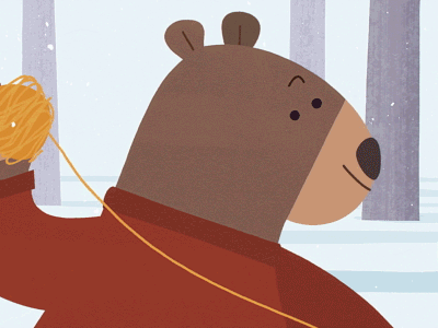 Sweater bears 2d animation bears