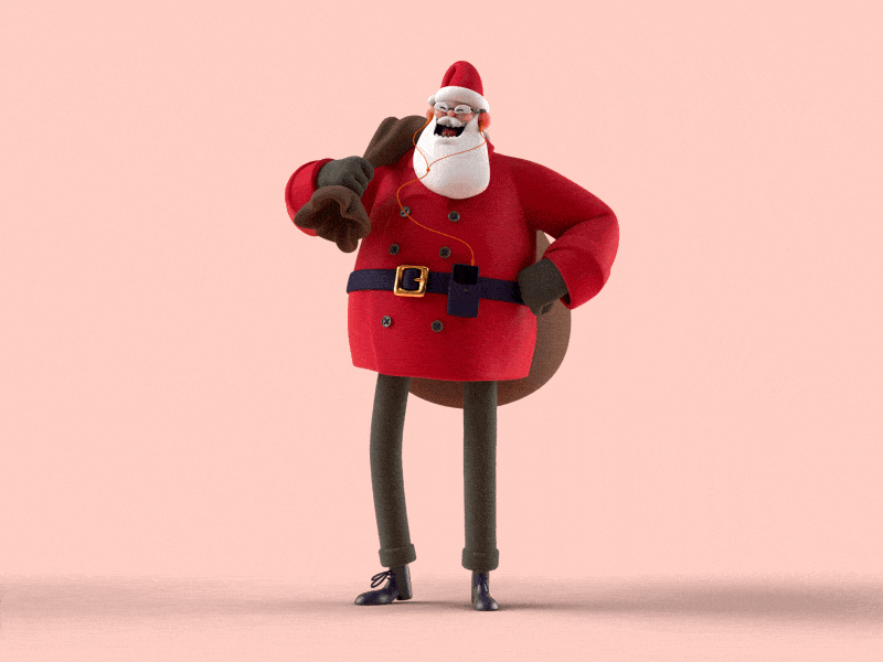 Storytel: Santa animation character animation christmas illustration santa xmas