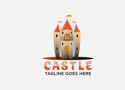 Castle Logo Template vector symbol icon design guard