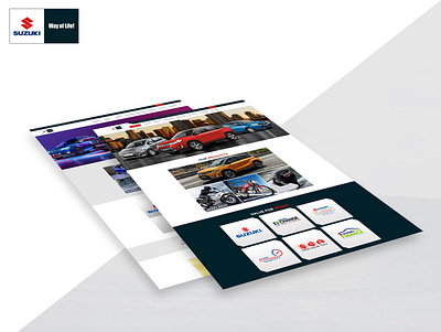 Website Design for Pak Suzuki ui web design web design agency website website development