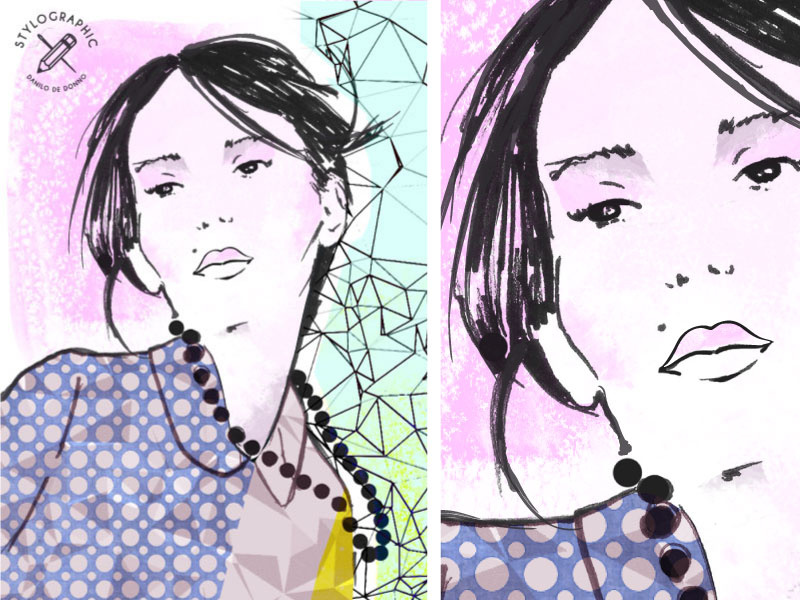 Fashion Model fashion model fashion week pitti bread and butter danilo de donno female girl fashion draw fashion design freelance graphic grafico moda