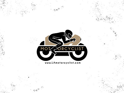 Los Angeles motorcyclist biker logo logo design logo type logos los angeles motor motorbike motorcycle ride speed typography