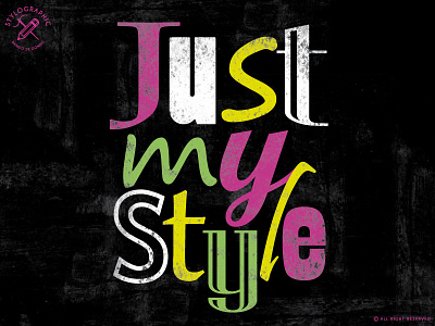 Just My Style art colorful colors cool decor design fashion font glamour message pop style