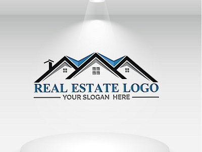 Real Estate Property Mortgage Home Building Logo