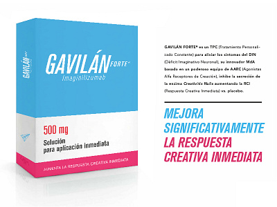 Anuncio Medicamento Gavilán diseño